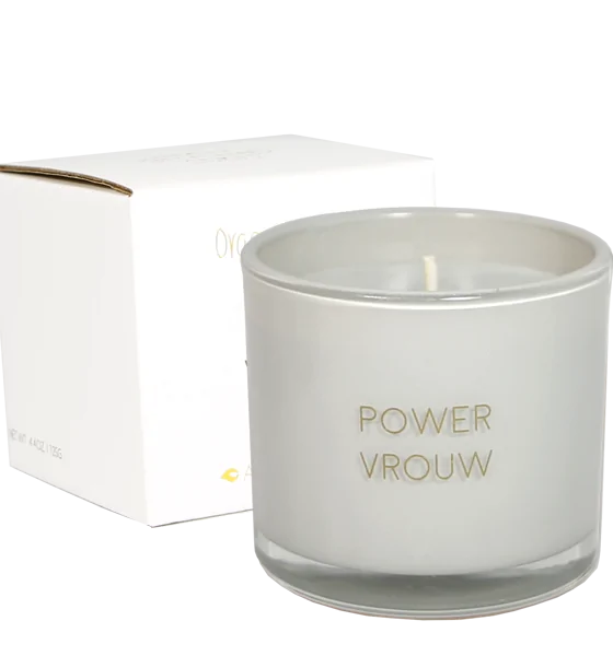 Geurkaars met wens-armband - Powervrouw - Amber's Secret