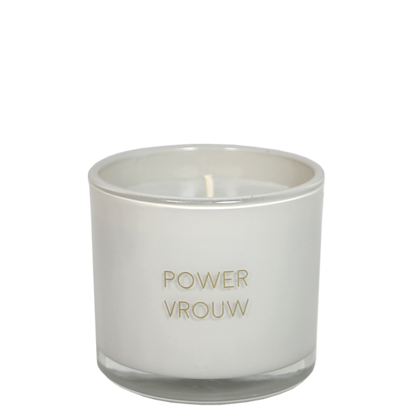 Geurkaars met wens-armband - Powervrouw - Amber's Secret Geurkaars met wens-armband - Powervrouw - Amber's Secret