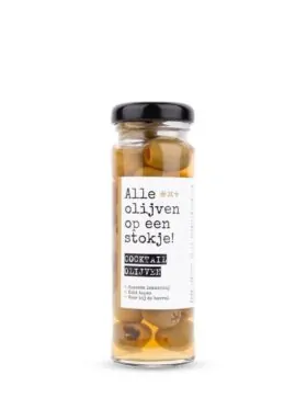 Giving Delicious – Piment Olijven op een Stokje