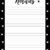 Notitieblok – Hearts | A6 | 50 Vel | Stijlvol & Praktisch