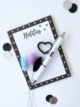 Notitieblok – Hearts | A6 | 50 Vel | Stijlvol & Praktisch