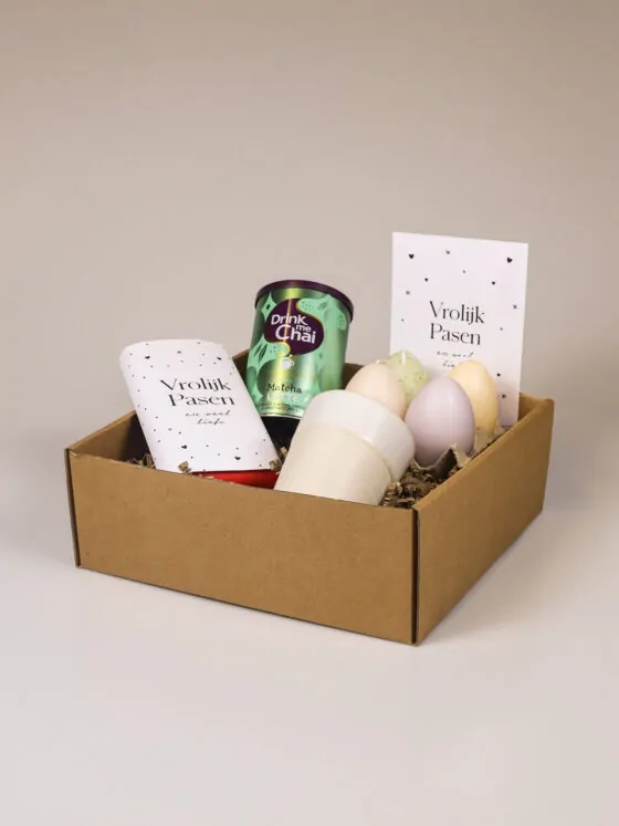 Cadeaupakket voor Pasen – Warmte, liefs & lekkernijen