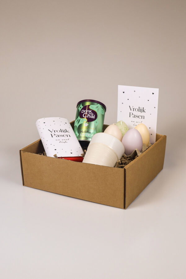 Cadeaupakket voor Pasen – Warmte, liefs & lekkernijen