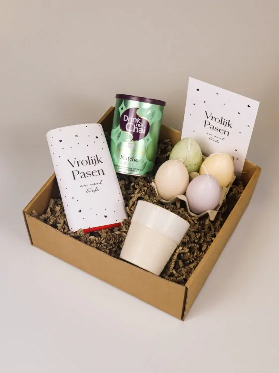 Cadeaupakket voor Pasen – Warmte, liefs & lekkernijen