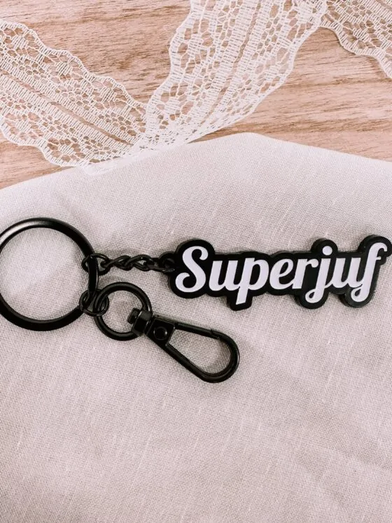 sleutelhanger-superjuf Sleutelhanger | Superjuf