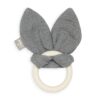 Bijtring Siliconen Bunny Ears – Storm Grey