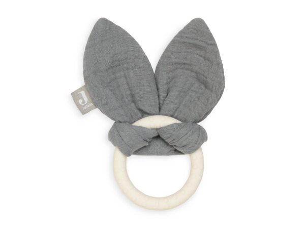 Bijtring Siliconen Bunny Ears – Storm Grey