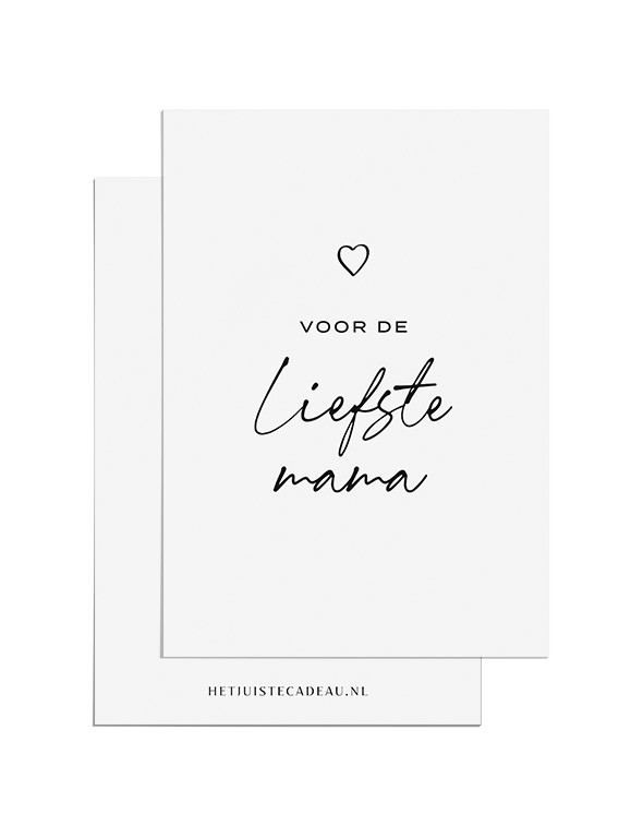 A6 voor de liefste mama A6 voor de liefste mama