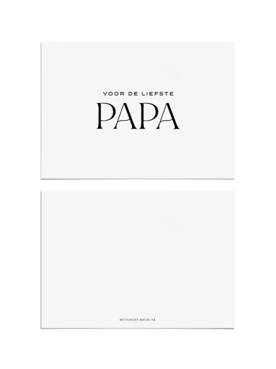 A6 voor de liefste papa