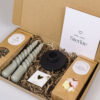 Brievenbus cadeau sterkte – kaars, thee & hartjes