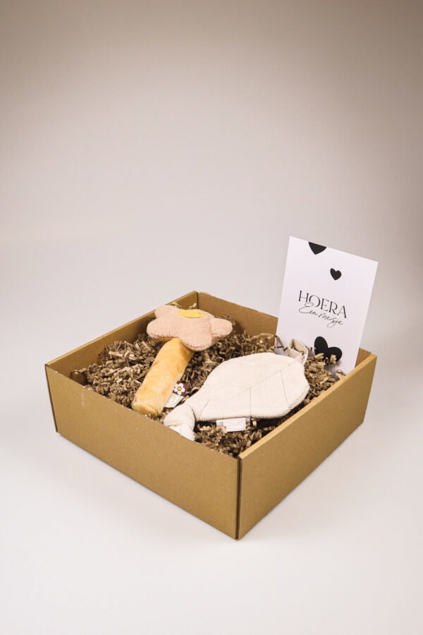 Kraampakket meisje met rammelaar en speendoekje – Hoera een meisje Kraampakket meisje met rammelaar en speendoekje – Hoera een meisje