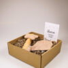 Kraampakket met rammelaar en speendoekje Kraampakket met rammelaar en speendoekje