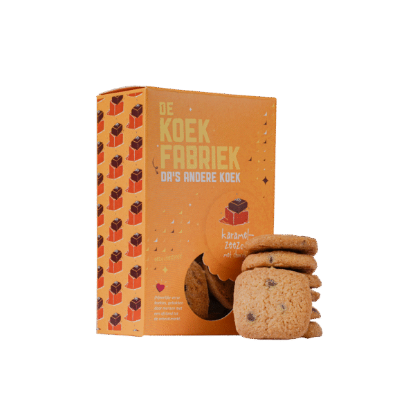 De Koekfabriek – Karamel zeezout & chocolade koekjes
