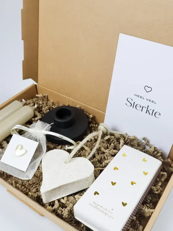Brievenbus cadeau sterkte – Troost en warmte