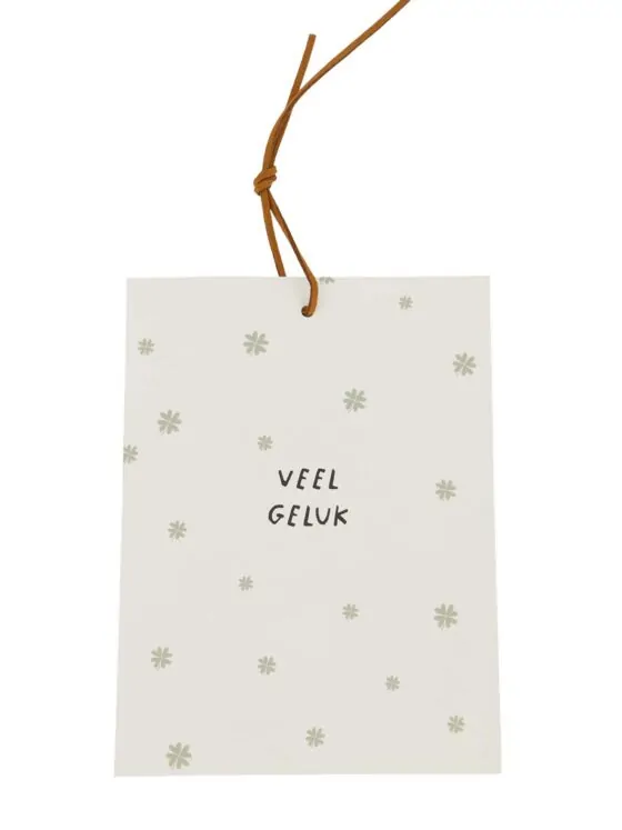 Zusss geurzakje veel geluk wit/groen