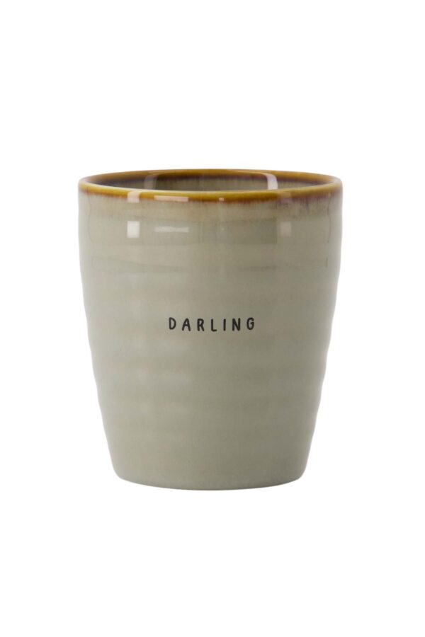 Koffiemok darling grijsblauw