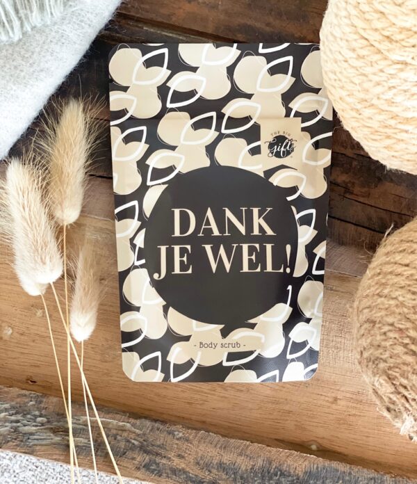 Body scrub - Dankje wel Body scrub - Dankje wel