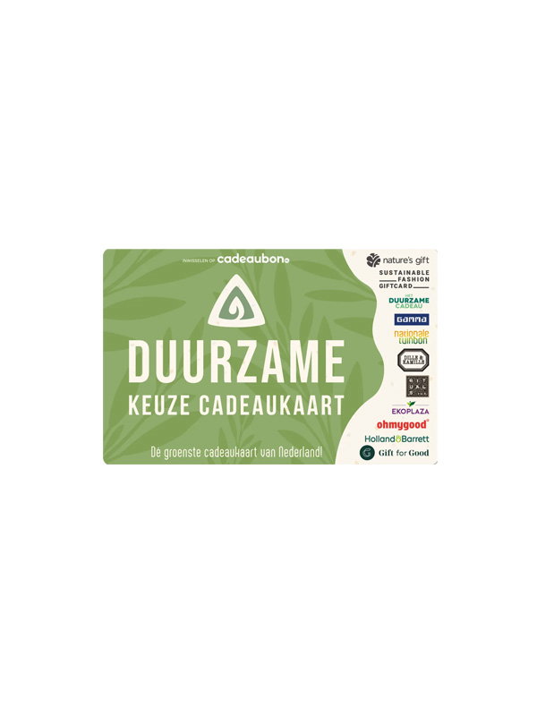 duurzame Cadeaubon - Duurzame keuze cadeaukaart Cadeaubon - Duurzame keuze cadeaukaart
