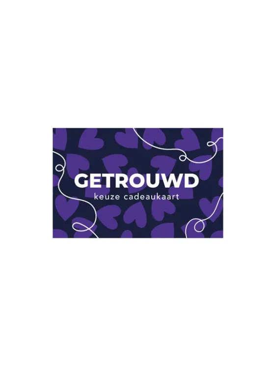 Cadeaubon - Getrouwd keuze cadeaukaart