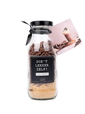 Chocolademelk in flesje – Doe ’t lekker zelf