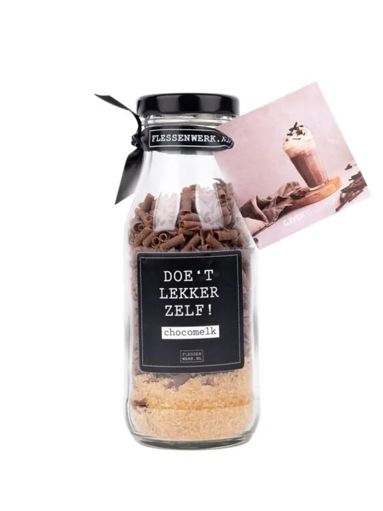 Chocolademelk in flesje – Doe ’t lekker zelf Chocolademelk in flesje – Doe ’t lekker zelf