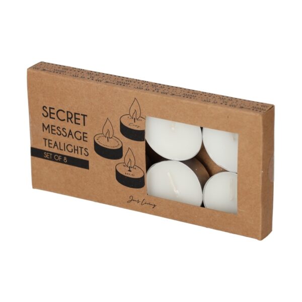 Waxinelichtjes - Living Secret Message – Verrassing in elk vlammetje