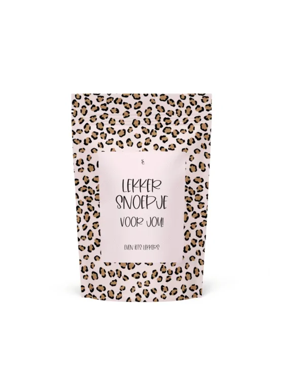 Snoepzak Mini Pink Leopard – Lekker snoepje voor jou