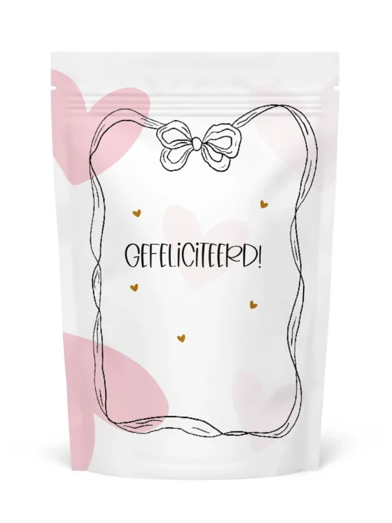 Snoepzak Gefeliciteerd! – Zoet en feestelijk cadeau