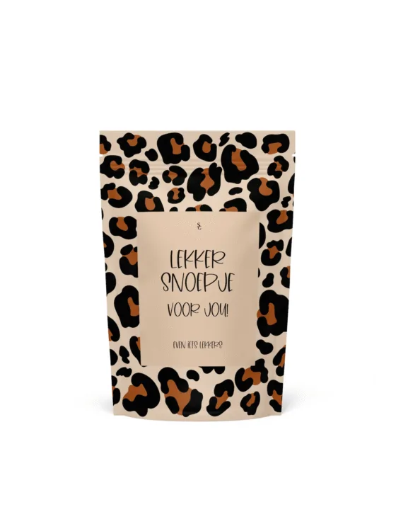 Snoepzak mini Leopard – Lekker snoepje voor jou