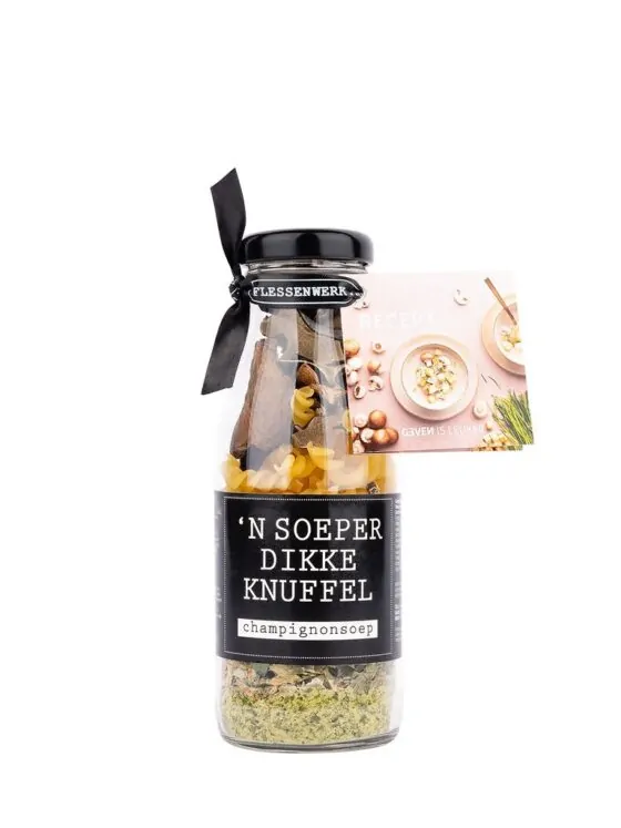 Fles soepmix Champignon - 'N soeperdikke knuffel