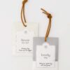 Zusss set van 2 geurzakjes liever dan lief lovely day off white/grijsblauw