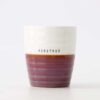 Zusss koffiemok kerstkus wit/donkerrood