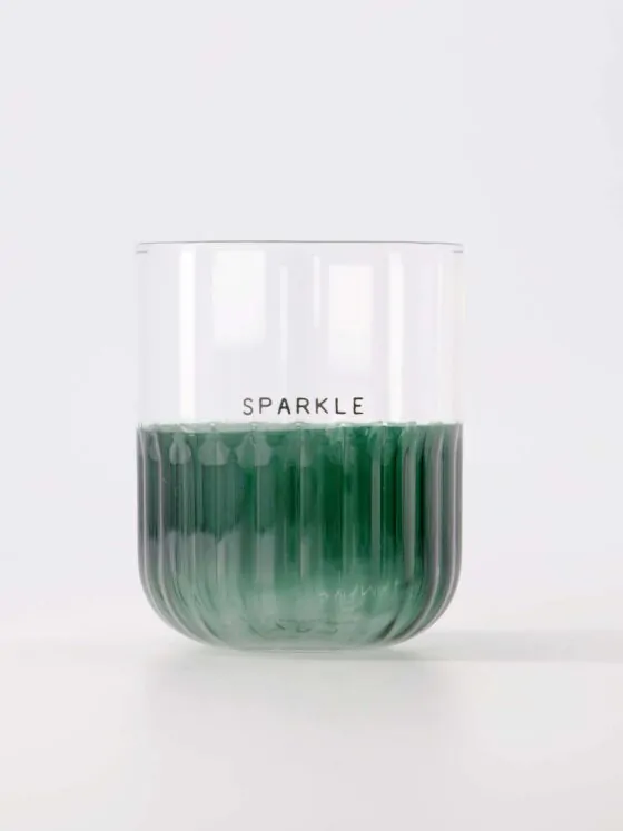 Zusss drinkglas sparkle transparant