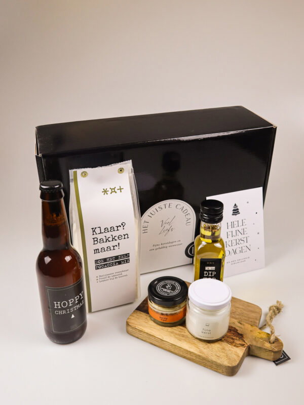 Kerst cadeaupakket met bier en focaccia – voor echte genieters
