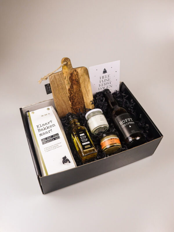Kerst cadeaupakket met bier en focaccia – voor echte genieters