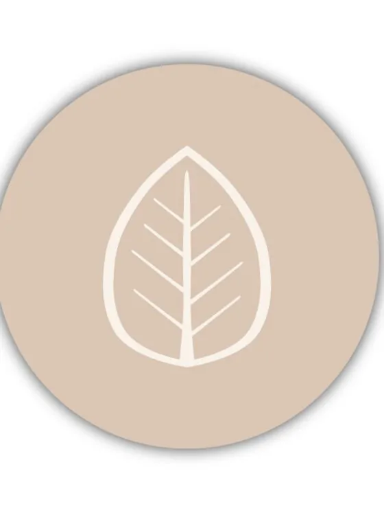 Onderzetter Blad - Zand