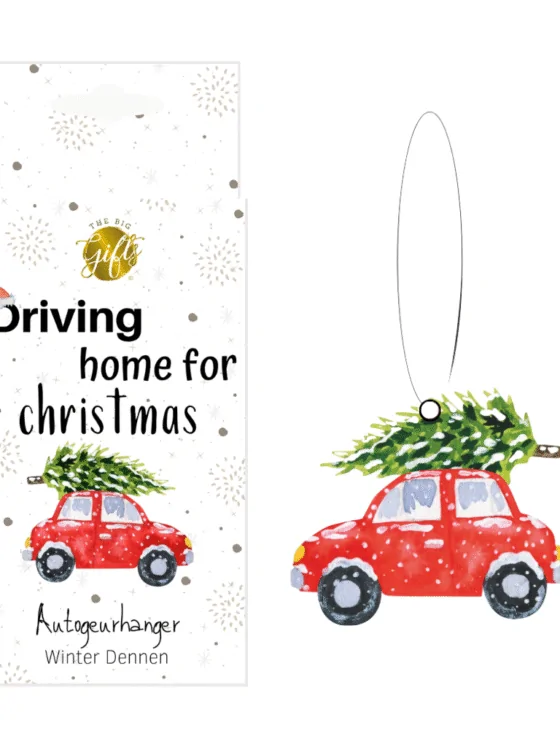 Autogeurhanger – Kerst geurhanger voor winterse sfeer