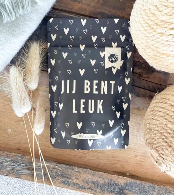 Bodyscrub – Jij bent Leuk Bodyscrub – Jij bent Leuk