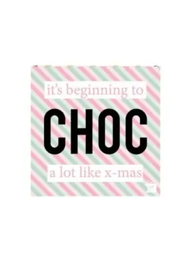Chocolade kerstballen in een cadeau doosje – It's beginning to CHOC a lot like Christmas
