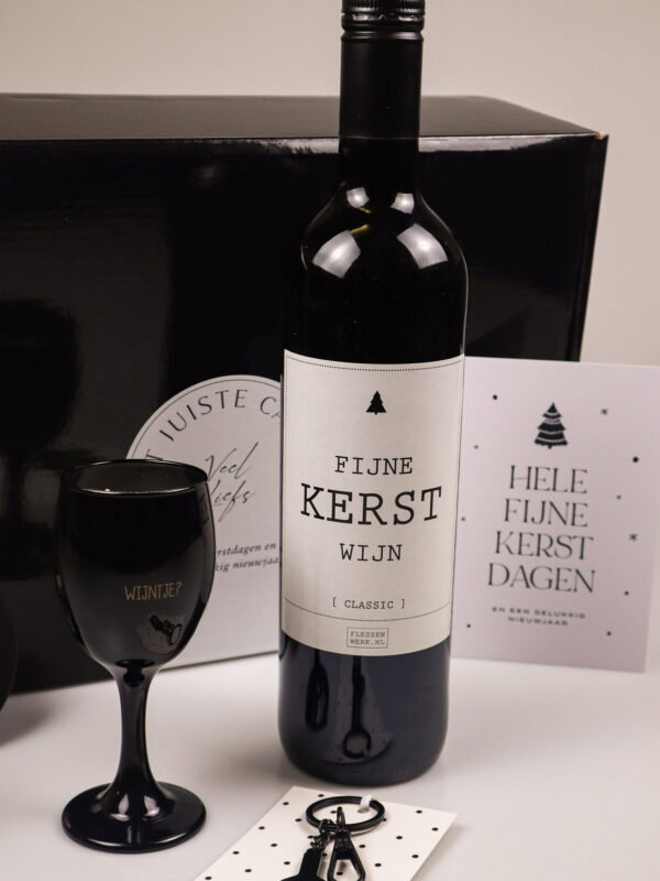 Kerst cadeau met wijn – feestelijk wijnpakket