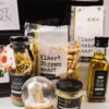 kerst cadeaupakket met soep, dips & feestelijke bites