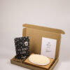 Brievenbus cadeau – Jij bent leuk body scrub & luffaspons