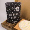Brievenbus cadeau – Jij bent leuk body scrub & luffaspons