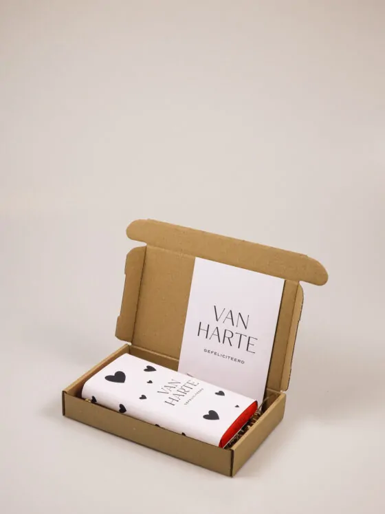 Brievenbuscadeau Gefeliciteerd – Tony’s Chocolade Van Harte