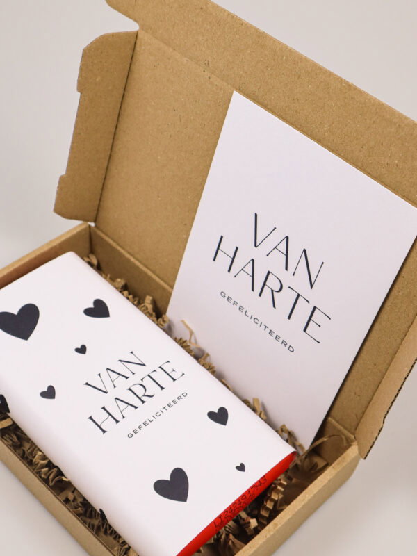 Brievenbuscadeau Gefeliciteerd – Tony’s Chocolade Van Harte