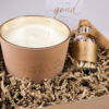 jij bent goud waard cadeaupakket met luxe kaars en lucifers in geschenkdoos