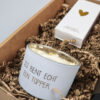 1x pakket, handzeep, kaars my flame, lucifers-2 Cadeaupakket Jij bent echt een Topper – Handzeep, Sojakaars & Lucifers