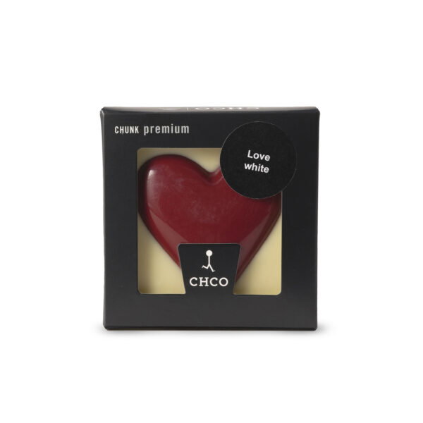 chocoladereep Chunk Hart – Witte chocolade chocoladereep Chunk Hart – Witte chocolade