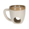 Fondue mok beige – Inclusief vorkjes Fondue mok beige – Inclusief vorkjes