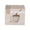 Fondue mok beige – Inclusief vorkjes Fondue mok beige – Inclusief vorkjes